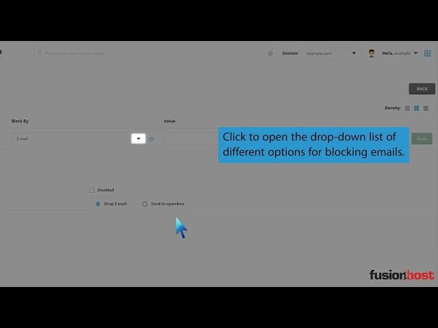 How to block a spammy domain using Spam Filters in DirectAdmin   Fusionhost