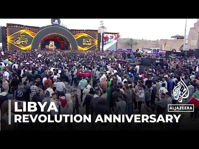 Libyans celebrate 13th anniversary of revolution, despite conflict and political division