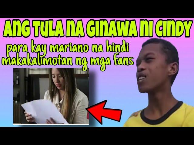 MARIANO G ginawan ng tula ni cindy @MarianoGTV