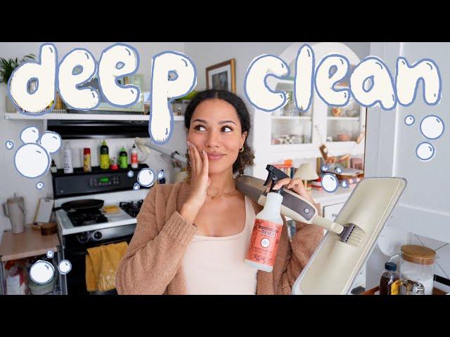 deep clean my entire home with me🫧 ~ body doubling vlog