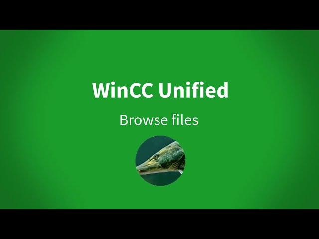 WinCC Unified V18: List files and folders structures with JavaScript