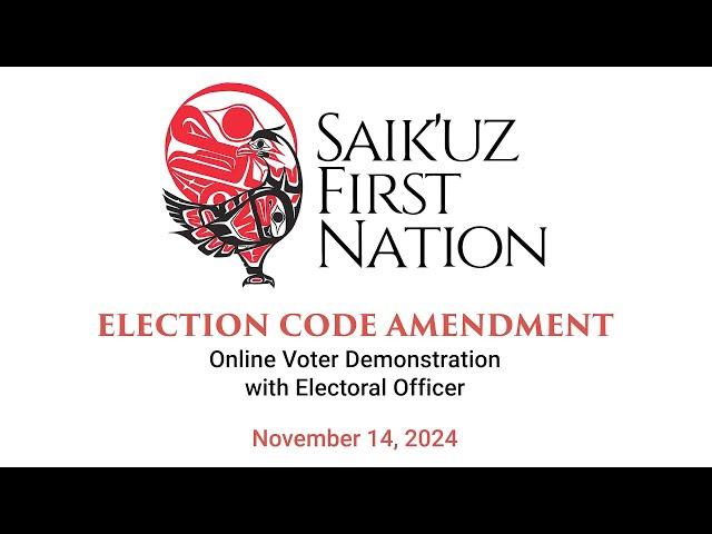 Saik'uz First Nation Online Voting Demonstration