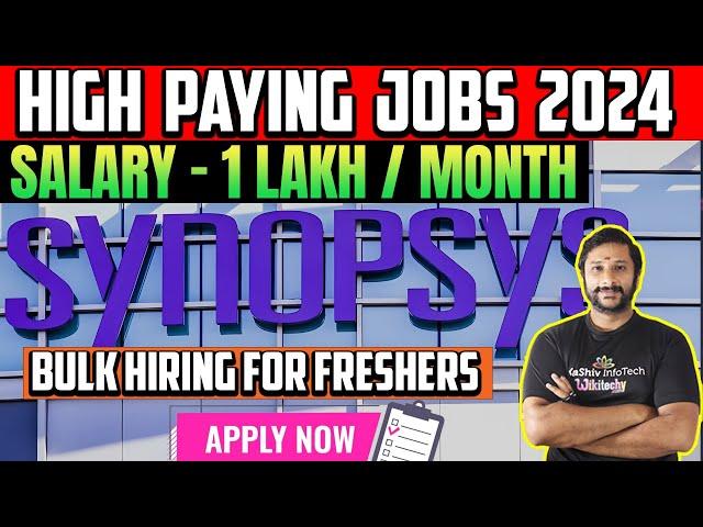 Permanent job from Synopsys | Today Job Vacancy in Tamil | kaashiv  review | Latest job Updates #job