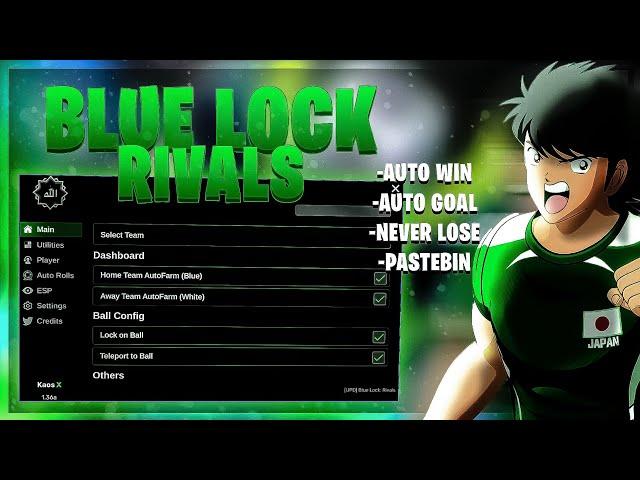 [UPD] Blue Lock Rivals Script / Hack GUI Pastebin | AUTO FARM, AUTO GOAL, INF STAMINA, ESP, MORE