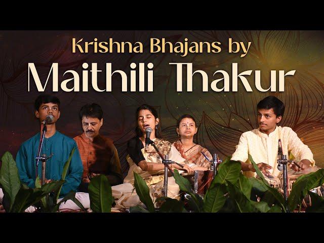 Krishna Bhajans by Maithili Thakur at ISKCON Bangalore