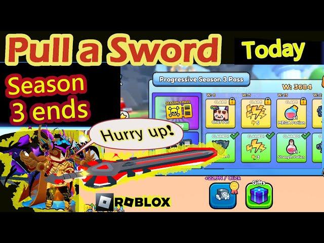 Last hours of Season 3! The Power of my Pets and tips - Pull a Sword