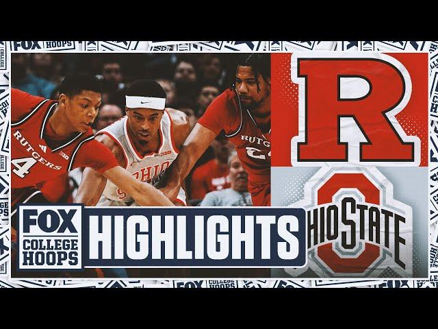 Rutgers Scarlet Knights vs. Ohio State Buckeyes highlights | FOX College Hoops