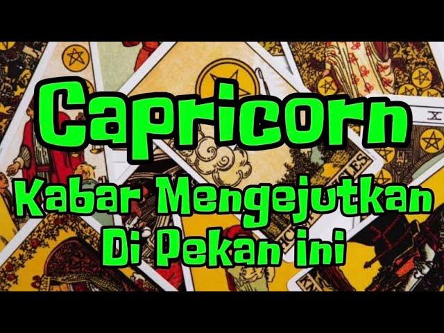 Ramalan Zodiak Capricorn Hari Ini‼️Kabar Mengejutkan Di Pekan Ini