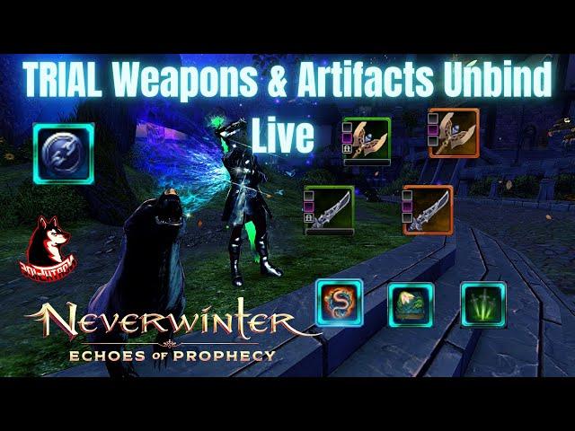 Neverwinter Mod 21 - TRIAL Weapons & Journals UNBIND & Sellable LIVE Unbind Showcase Northside