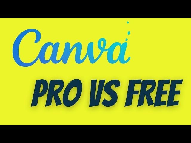 Canva Pro vs Free — How to Decide Between Them!