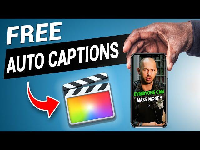 Get FREE Auto Caption in Final Cut Pro 2023