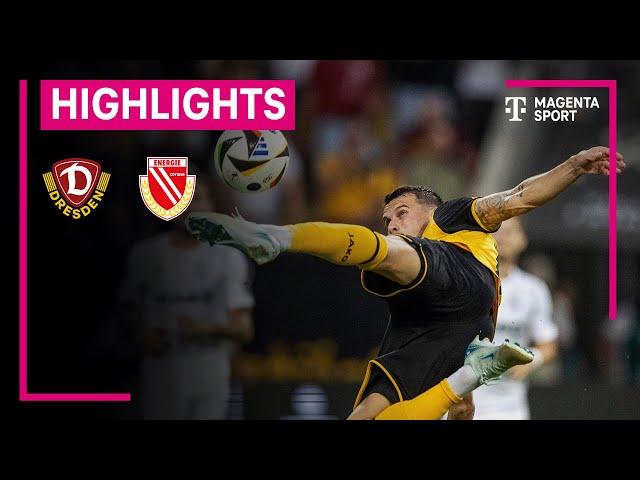 Dynamo Dresden - Energie Cottbus | Highlights 3. Liga | MAGENTA SPORT