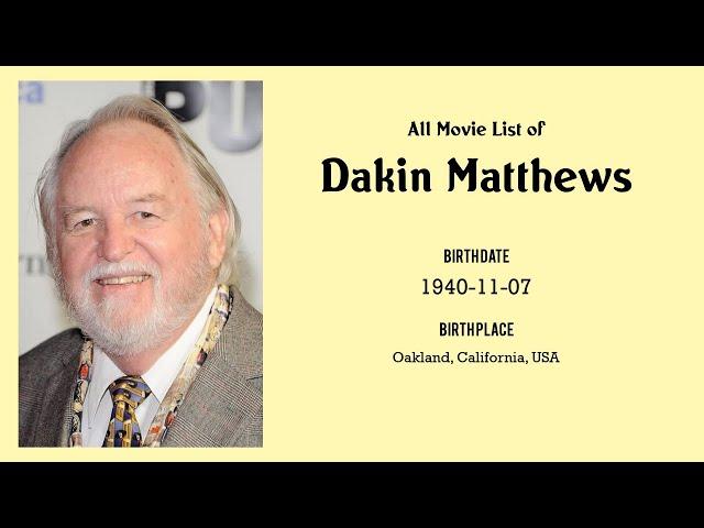 Dakin Matthews Movies list Dakin Matthews| Filmography of Dakin Matthews