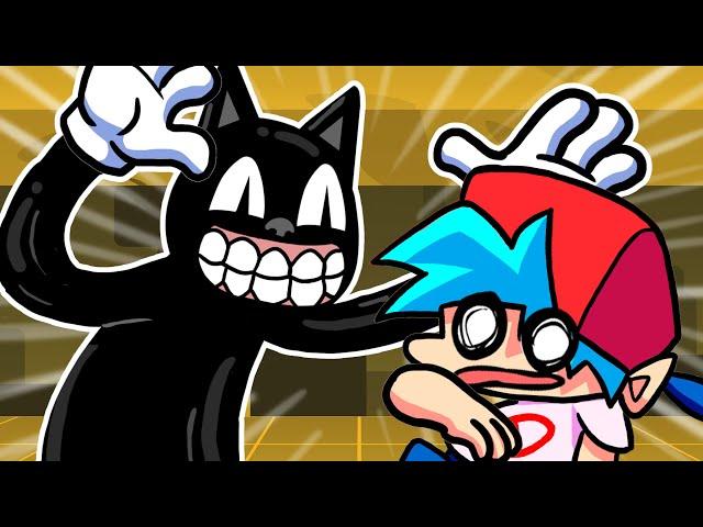 BOYFRIEND vs. CARTOON CAT?! Friday Night Funkin Animation