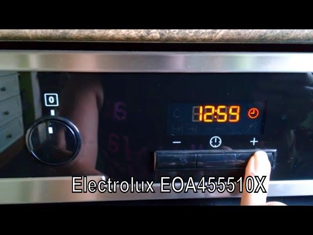 #Духовой шкаф #Electrolux EOA455510X #Установка времени