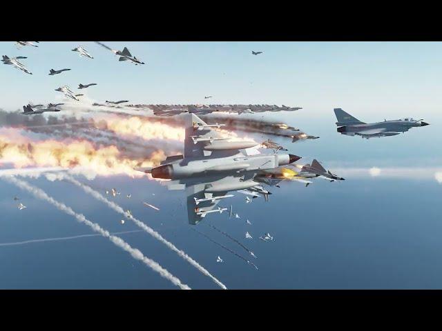 300 Chinese fighter jets shot down simultaneously (J-20, J-11, J-10)