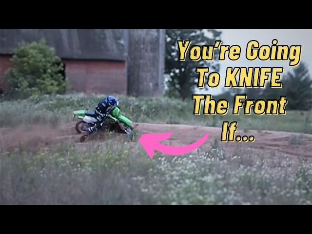 How To Turn In SOFT Sand On A Dirt Bike Without Knifing The Front