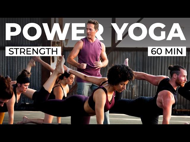 60 minute Power Yoga "Strength" with Travis Eliot