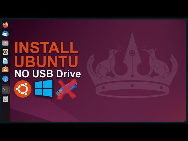 How To Install Ubuntu Linux Without USB Drive | Dual Boot With Windows | UEFI