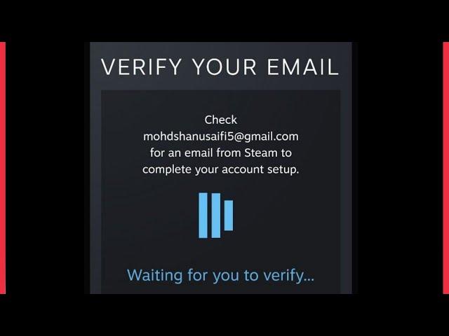 Steam Account Fix Verify your email Problem Solve