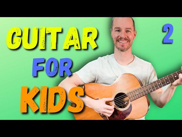 Guitar Lesson For Kids - Part 2 - Fretting Notes - Absolute Beginner Series #guitar #kids