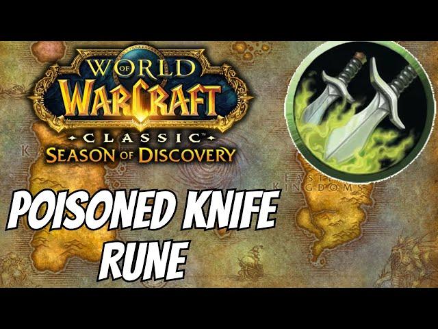 Poisoned Knife Rune for Rogues | Season of Discovery