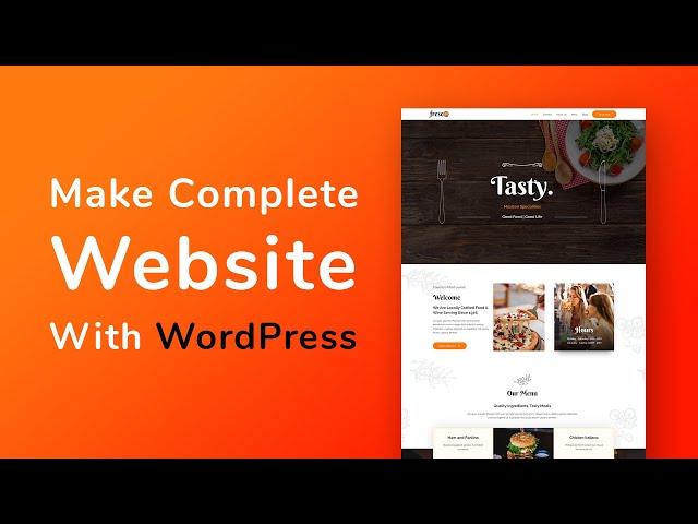 How To Make WordPress Website Step By Step In 2020