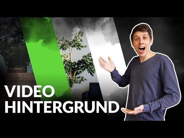 Der richtige Videohintergrund? Green Screen, Studio, Whiteboard, ...