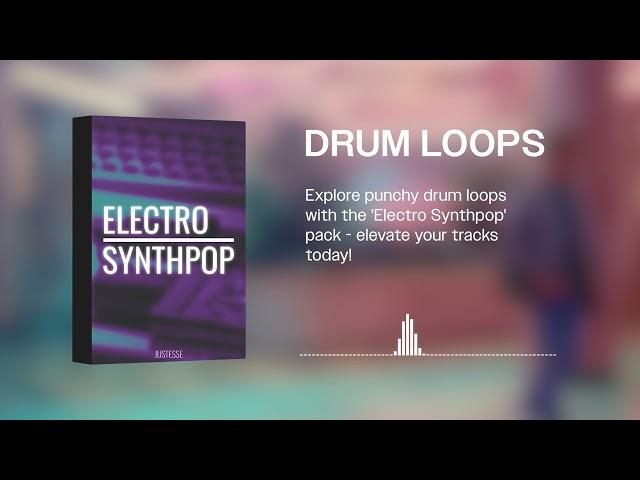 Drum Loops Showcase | Electro Synthpop Sample Pack