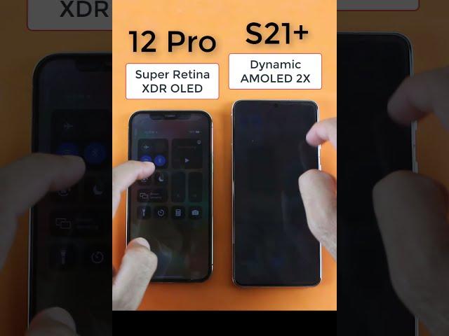 Super Retina XDR OLED vs Dynamic Amoled 2X #120hz #Shorts