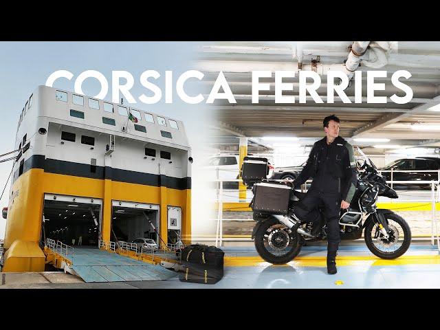 Corsica Motorcycle Tour Starts NOW! Motorcycle Ferry To Corsica