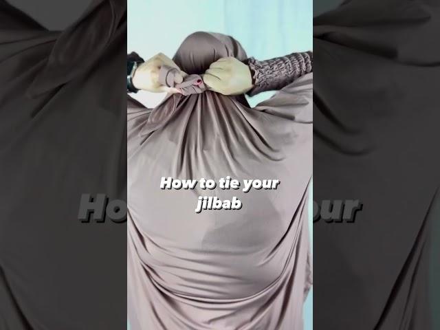 How to tie your jilbab #bellahijabs #fashion #modest #jilbab #hijab #hijabfashion #muslimclothing