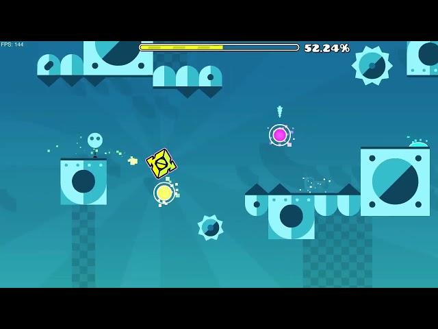 Geometry Dash Harder(6)-Winta by oraangee, (Daily Level), 1 coin