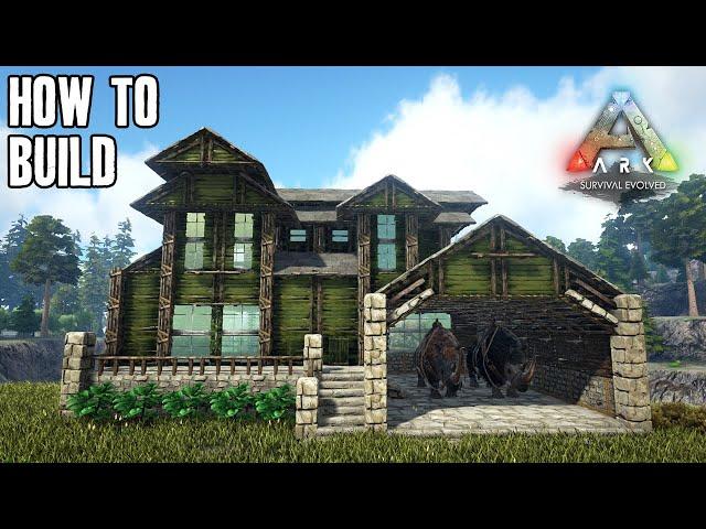 ARK - House With Dino Pen / HOW TO BUILD