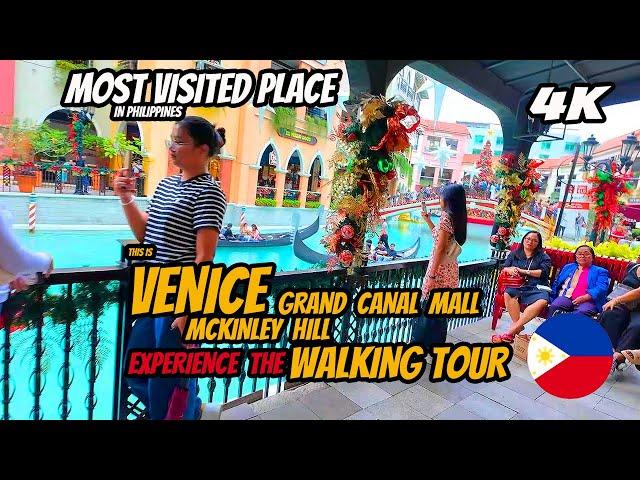 Exploring Venice Grand Canal Mall in McKinley Hill, Taguig - Metro Manila, Philippines (4K Tour)