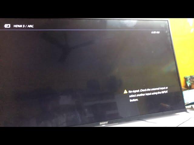 Ott software error Sony android TV how to solve