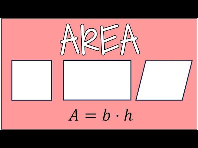 How to Find the Area of a Square, Rectangle, & Parallelogram