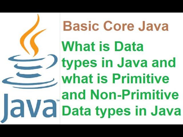 3 Primitive and Non Primitive Data types in Java