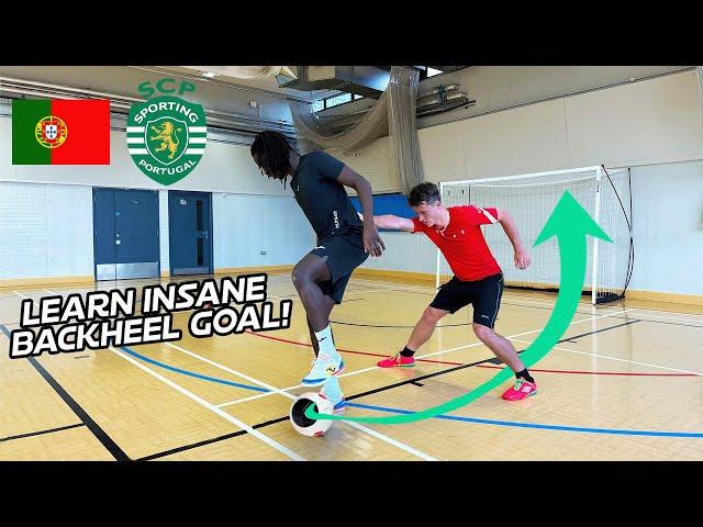 Learn how to Score like a Pivot! Epic Back-heel Goal with Zicky Té!!