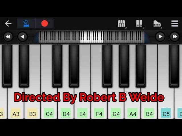 Directed By Robert B Weide | Easy Piano Tutorial | Famous Meme song