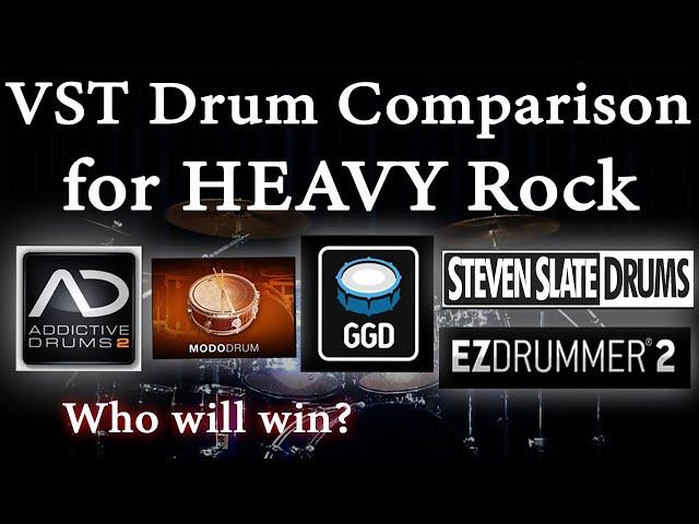 VST Drum Comparison for Heavy Rock Part 1 - GGD vs EZD2 vs AD2 vs SSD5 vs MODO