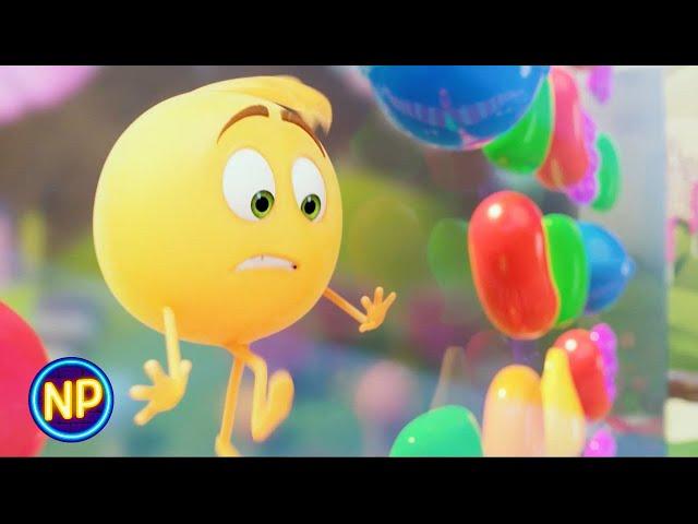 Gene Gets Stuck in Candy Crush | The Emoji Movie | Now Playing