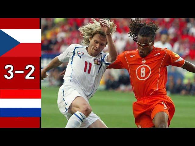 Czech Republic 3 x2 Netherlands (Nedved, van Nistelrooy) ●UEFA Euro 2004 Extended Goals & Highlights