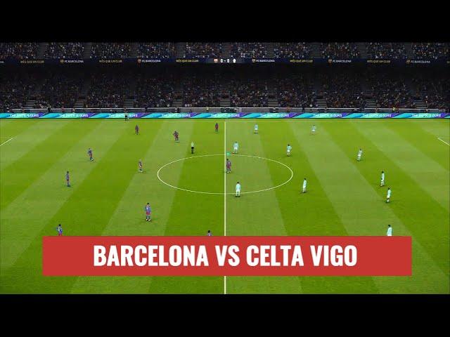 Barcelona vs Celta Vigo | Master League PES 2021 | La Liga | [4K]