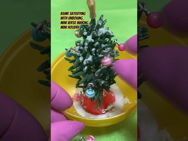 ASMR Satisfying with Unboxing Mini Verse Making mini holiday #miniverse #nornnoyvlogs #holiday #mini