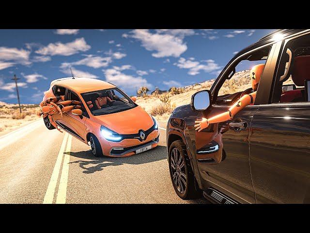 Dangerous Overtaking and Car Crashes #02 | BeamNG.Drive