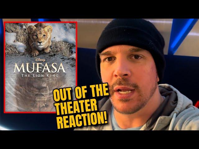 Mufasa: The Lion King Out Of The Theater Reaction!