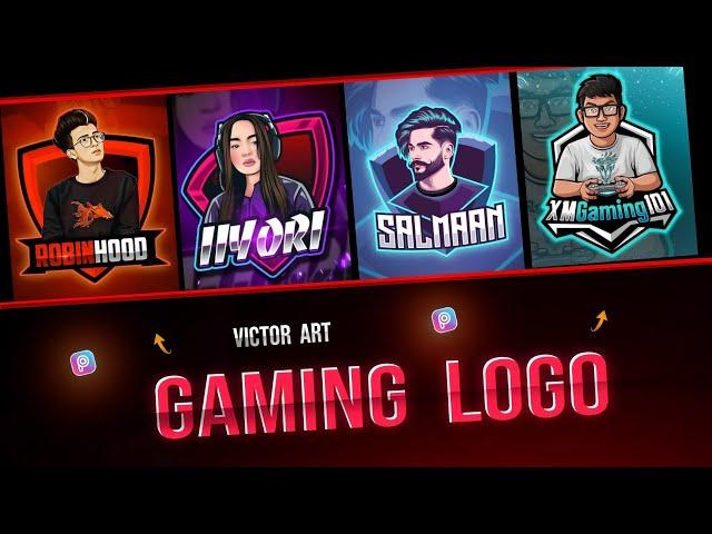 Victor Art Gaming Logo Editing in Picsart || 1 Click Cartoon Photo Editing