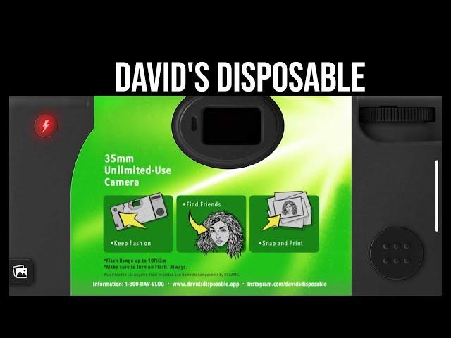 David's Disposable App Review + Tips to Take Better Photos from a Photographer Dispo by David Dobrik