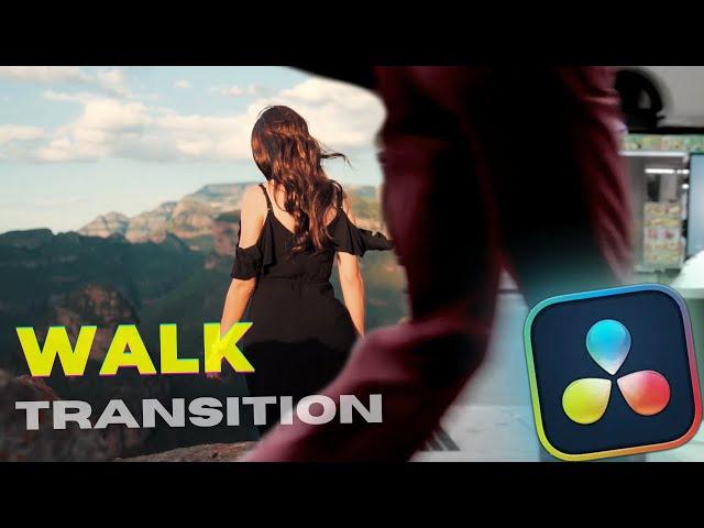 Walk By Transition In DaVinCi Resolve 18 Fusion Tutorial